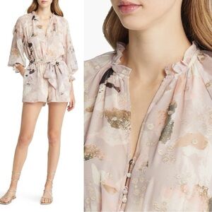 BTFL-life Merie Floral Long Sleeve Romper